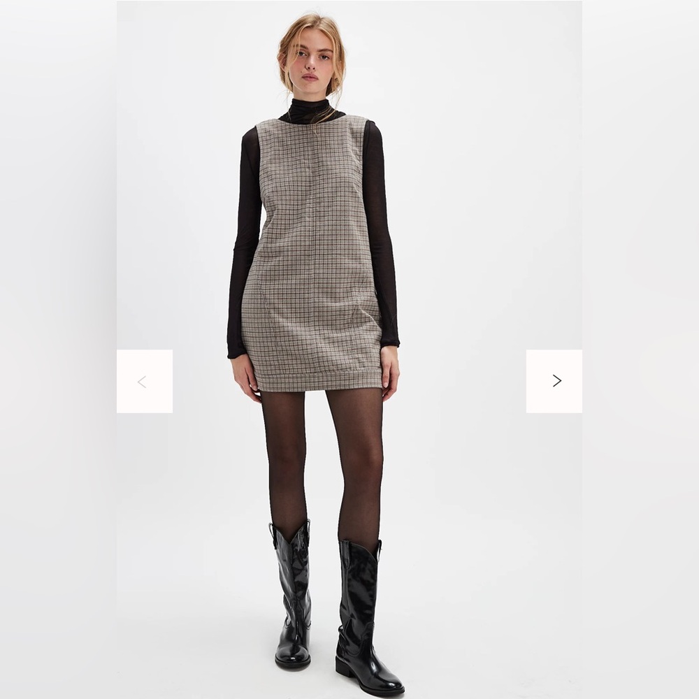 Free People Kai Plaid Dress